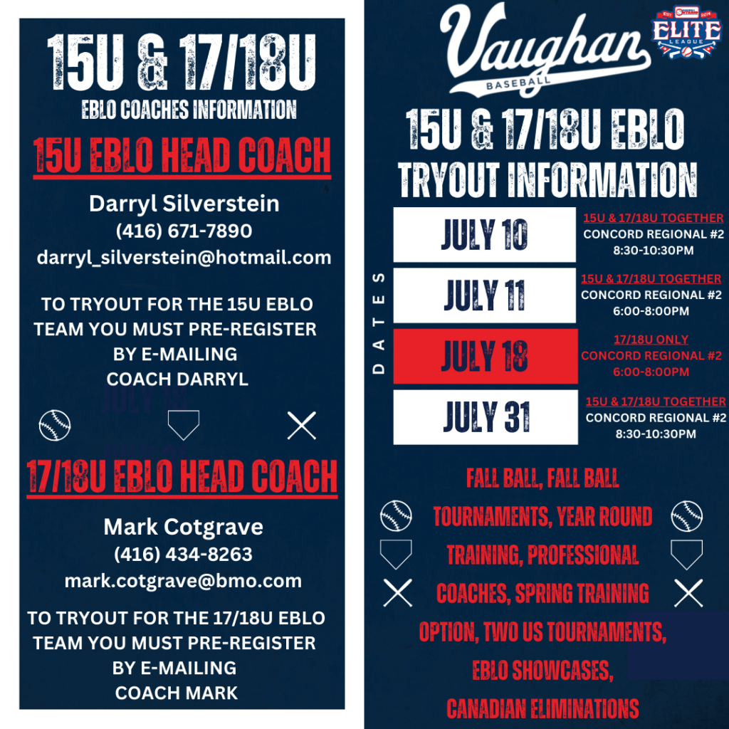 Vaughan Vikings Baseball & Softball